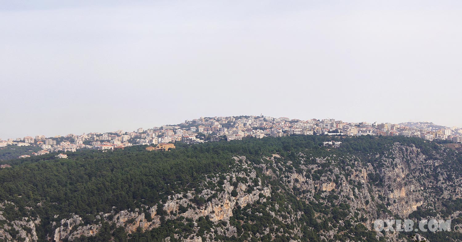 Ajaltoun as seen from Freikeh