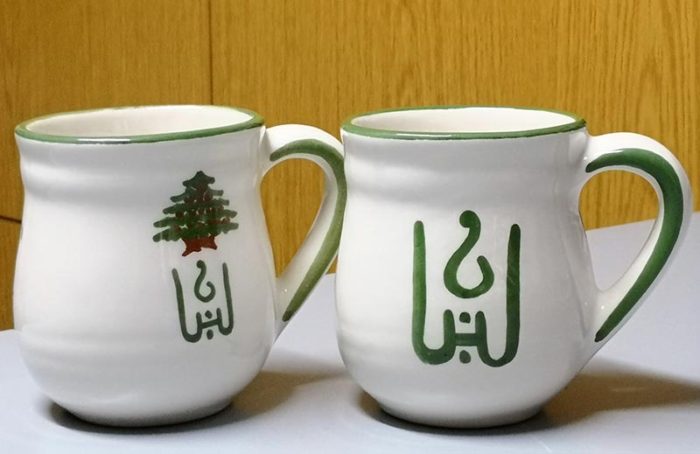 Ceramic souvenir mag Lebanon
