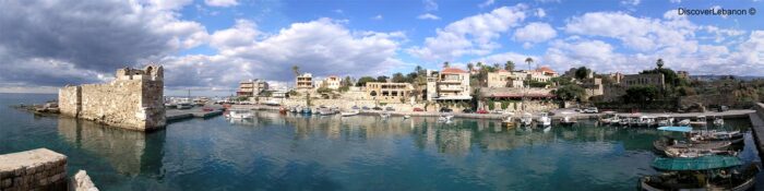 Stunning image of the Harbor of Jbeil Byblos 2008 before the storm