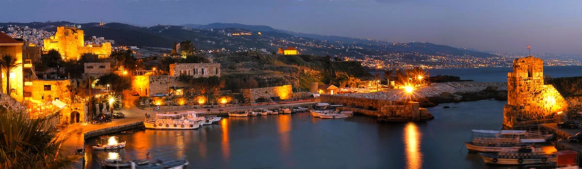 Historic Port of Byblos at Sunset