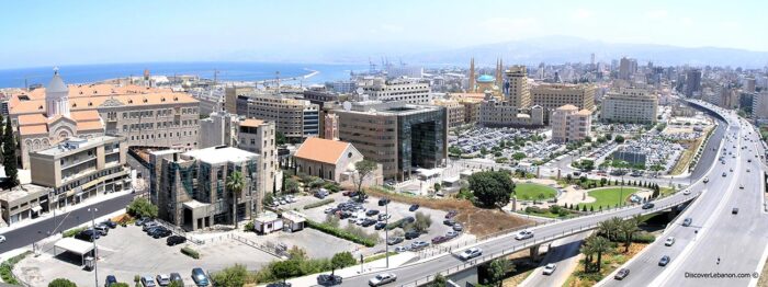 Panorama poster of Beirut Downtown Central - Panorama picture - Solidere region