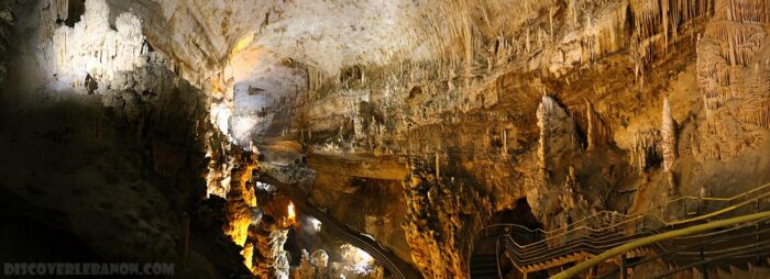 Panorama poster of Jeita Grotto Lebanon