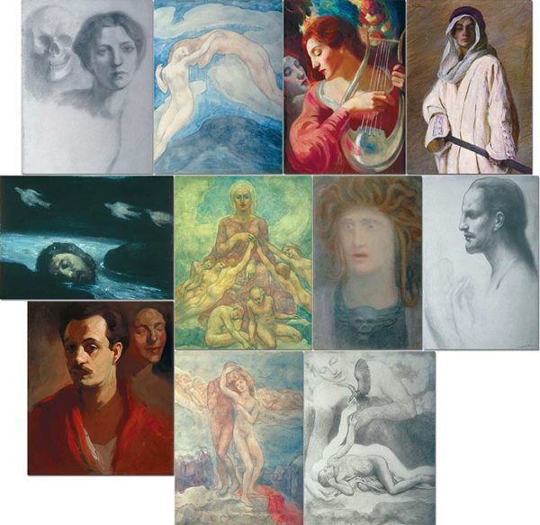 Large posters by Gibran Khalil Gibran, artwork reproductions, mother