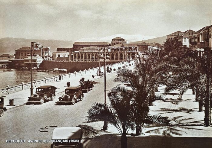 Avenue des Français, Beyrouth 1934