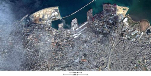 Beirut Port Google map
