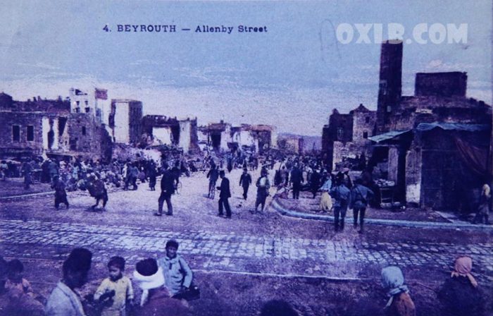 Beyrouth Allenby street 1920