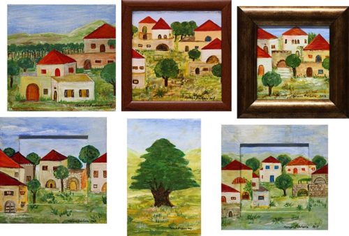 Original miniature art paintings