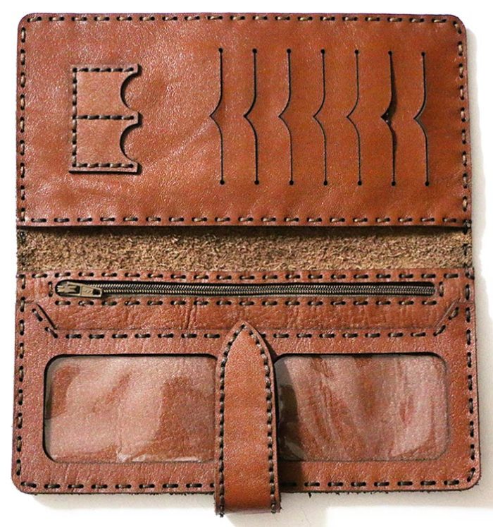 Large leather wallet