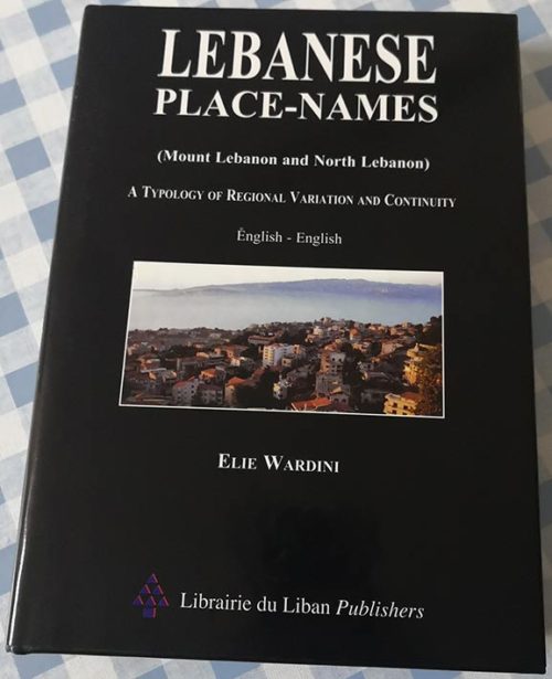 Book Lebanese place names
