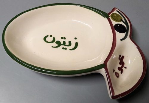 Ceramic tableware for olives