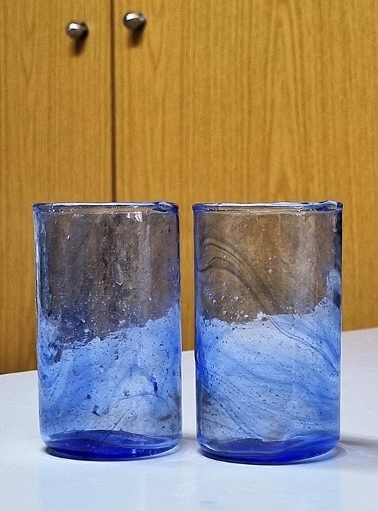 Blown glass cups arak