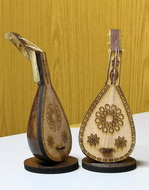 Handcrafted souvenirs wooden Oud