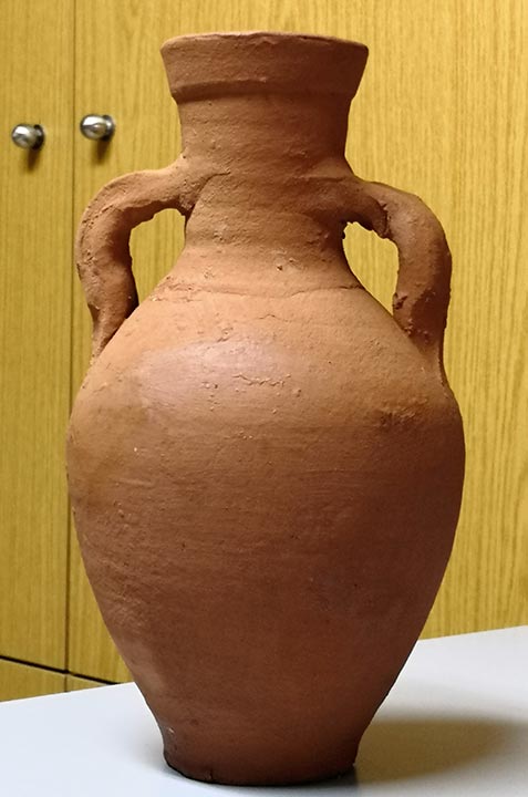 Traditional water vase pottery