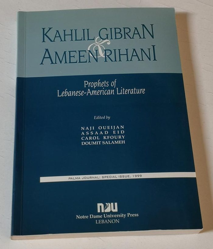 Book Kahlil Gibran and Ameen Rihani