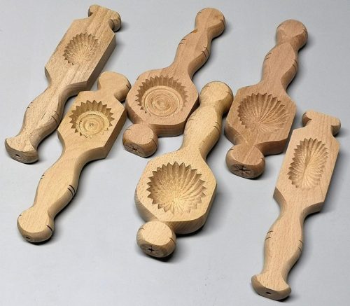 Wooden handmade oriental pastry molds