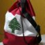 Beach backpacks - Lebanese flag