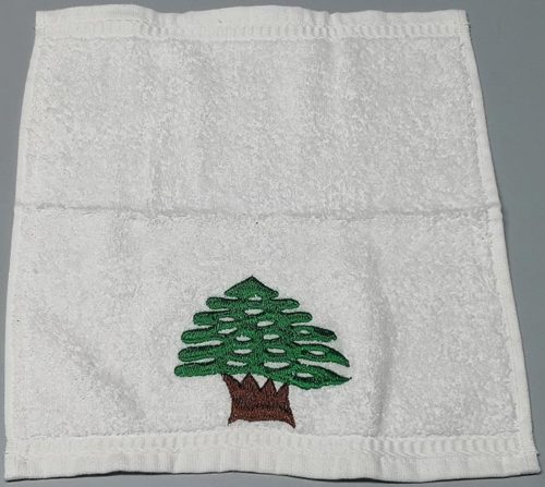 Hand face towel Cedar of Lebanon