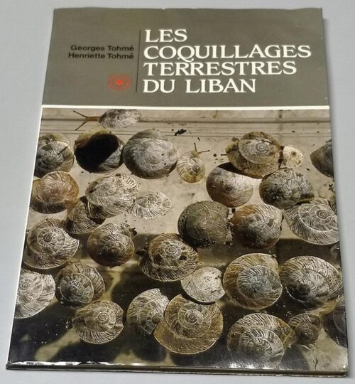 Livre coquillages terrestres du Liban