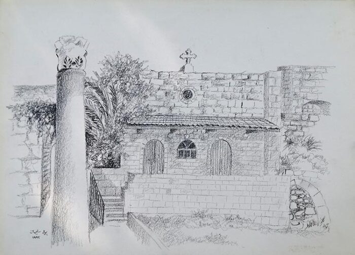 Old and small churches in jbeil byblos
