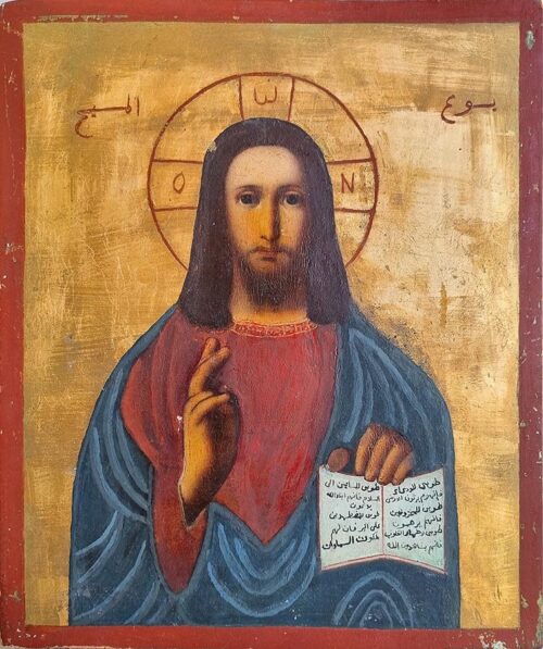 Old Lebanese religious icon