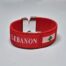 Wristbands Cedar of Lebanon and flag