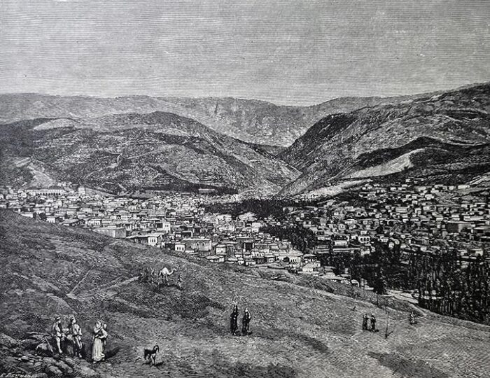 Old photo of The Town of Zahleh