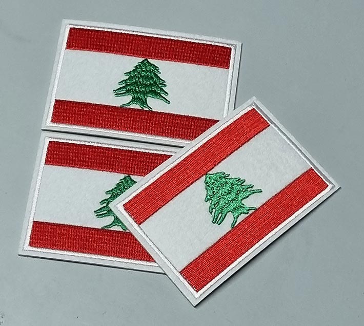Flag of Lebanon badges