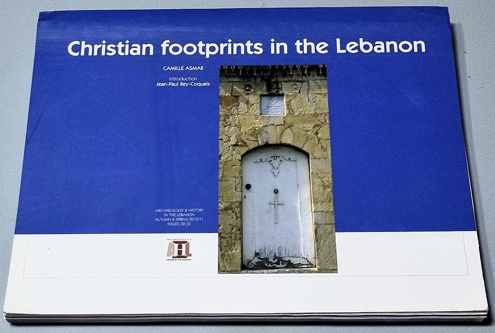 Book Christian footprints in the Lebanon, book by Camille Asmar