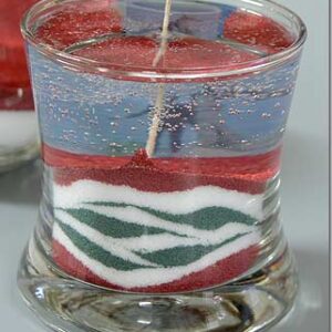 Gel Candles with the national colors and Cedar emblem - Image 1