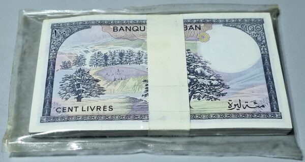 100 Lira 1983 from Banque du Liban