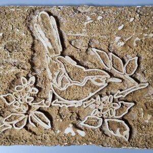 Bas-relief sandstone - Kufic calligraphy - Image 8