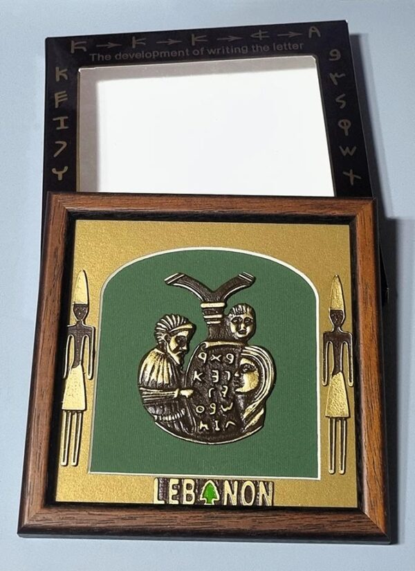 Crafted reproductions of Phoenician antiquities - Bronze Era Phoenician alphabets