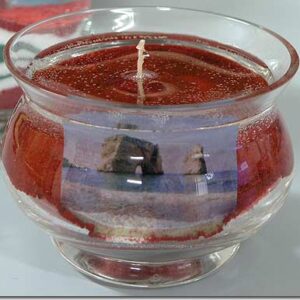 Gel Candles with the national colors and Cedar emblem - Image 1