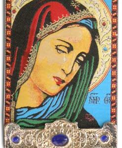 Oriental handcrafted cloth-and-metal pendants - Image 8