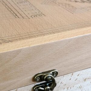 Large handmade wooden backgammon - Image 6