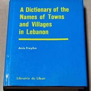 Dictionary of the Names of Towns and Villages in Lebanon - Image 2