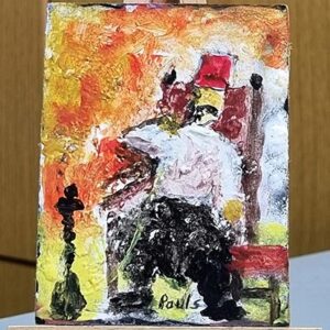 Abou Abed in painting