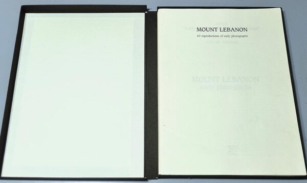 Album Mount Lebanon 60 reproductions of early photographs Fouad Debbas