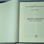 Album Mount Lebanon reproductions of Near East photographs Fouad Debbas