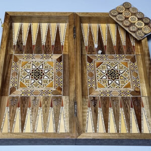 Quality wooden backgammon - Image 1