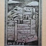 Bas-relief sculptures in plate of tin, Town Byblos