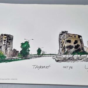 Beyrouth - Croquis de Jacques Liger-Belair - Image 6