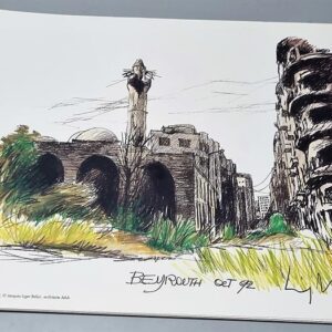 Beyrouth - Croquis de Jacques Liger-Belair - Image 8