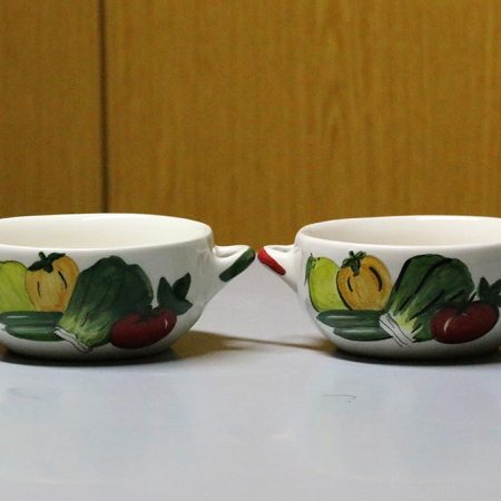 Fattoush ceramic bowl souvenir handmade tableware from Lebanon