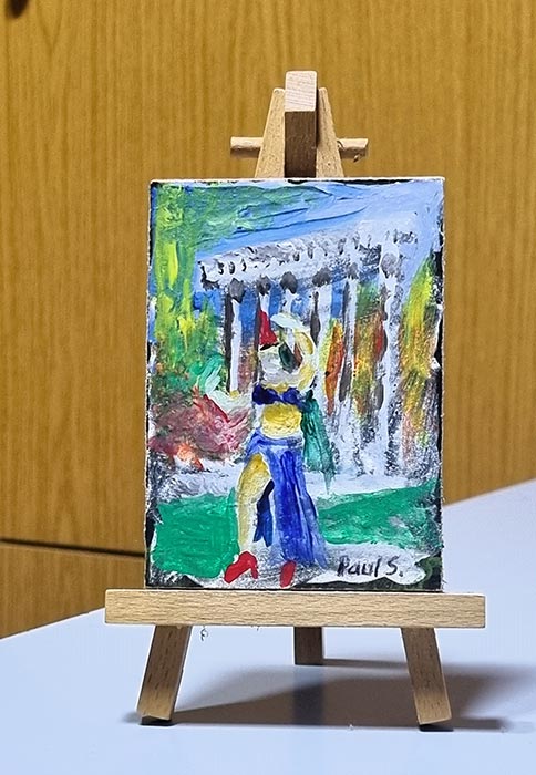 Painting Folklore at Baalbek