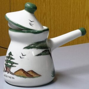 Handmade ceramic Turkish coffee pot - Image 1
