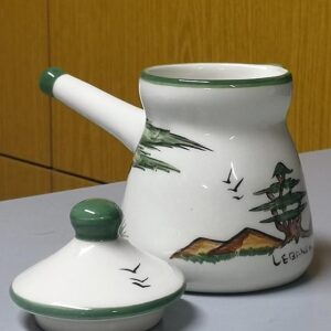 Handmade ceramic Turkish coffee pot - Image 4