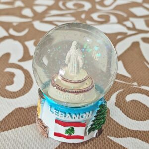 Harissa Virgin Mary Water Globe