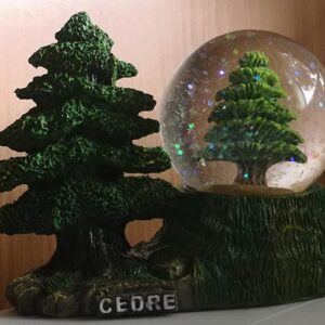 Waterglobe - Sculpture cedar tree - Image 2