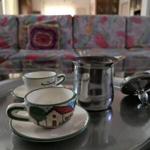 3 Handmade ceramic coffee cups - Image 2